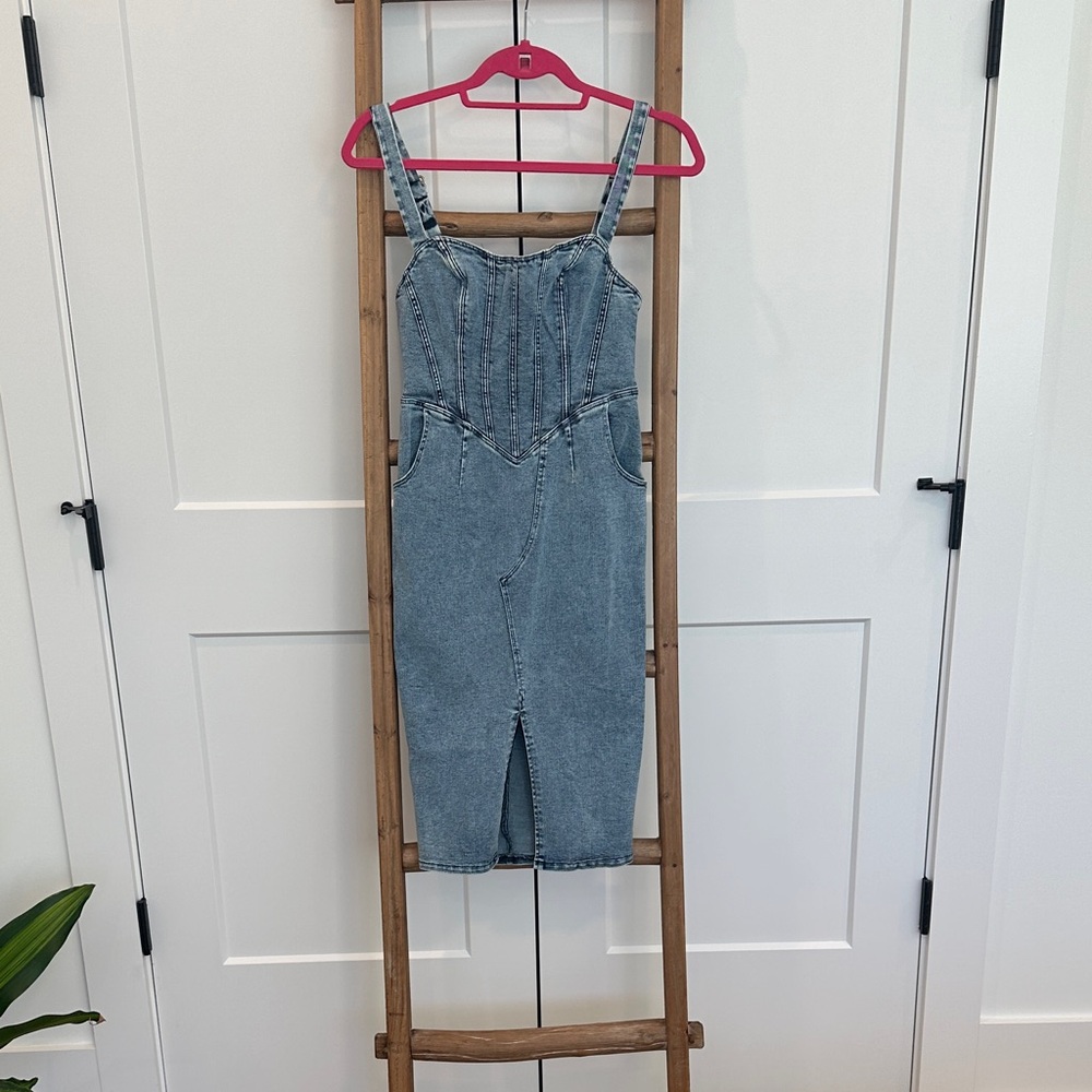Denim Sleeveless Dress